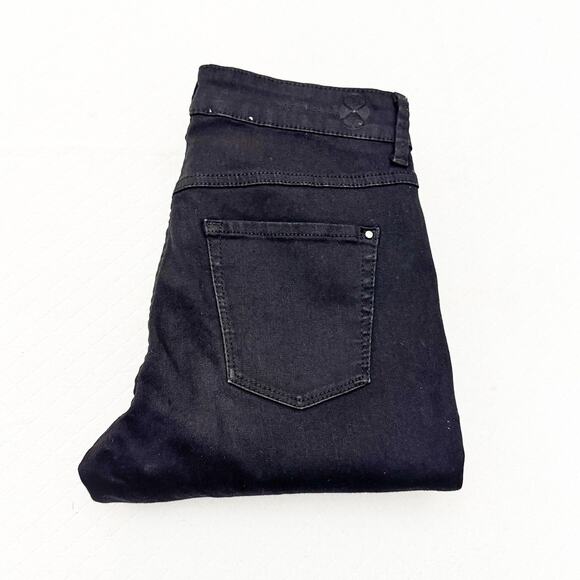 MAC Jeans Dream Chic D999 Black Zipper Ankle Denim Jeans Style 5471 Size 27 - Picture 1 of 10